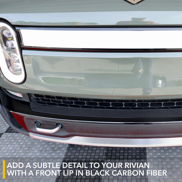 Front Lip Vinyl Cover for Rivian R1T/R1S