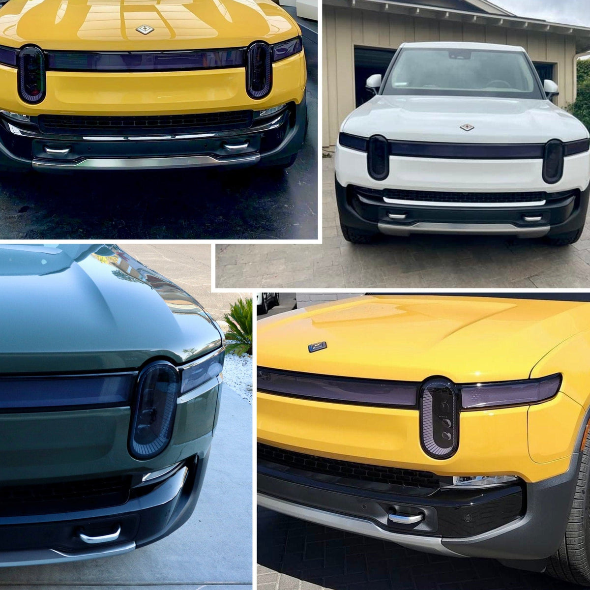 Headlights Clear PPF / Smoke Tint | for Rivian R1T & R1S 2021-2026 - S ...