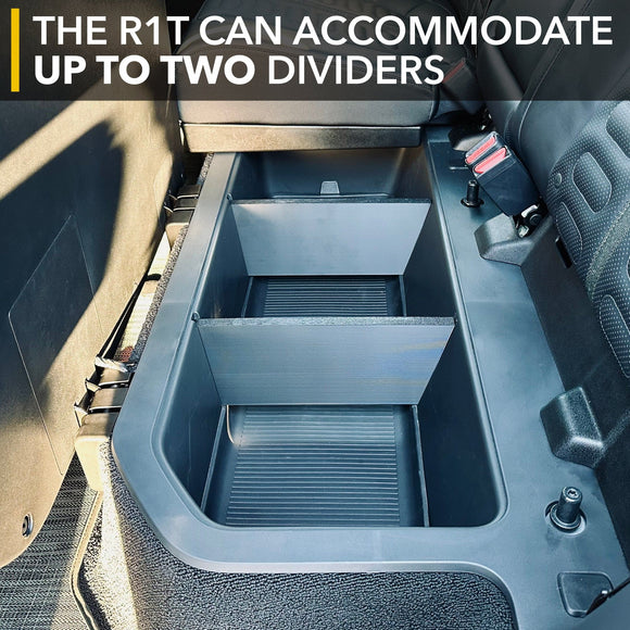 Rear Seats Under-Storage Divider for Rivian R1T