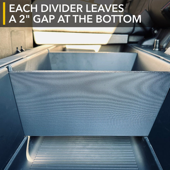 Rear Seats Under-Storage Divider for Rivian R1T