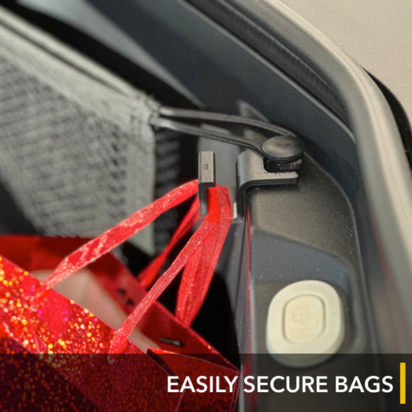 Front Trunk Hooks for Rivian R1T & R1S - Grocery Bag Hanger / Holder