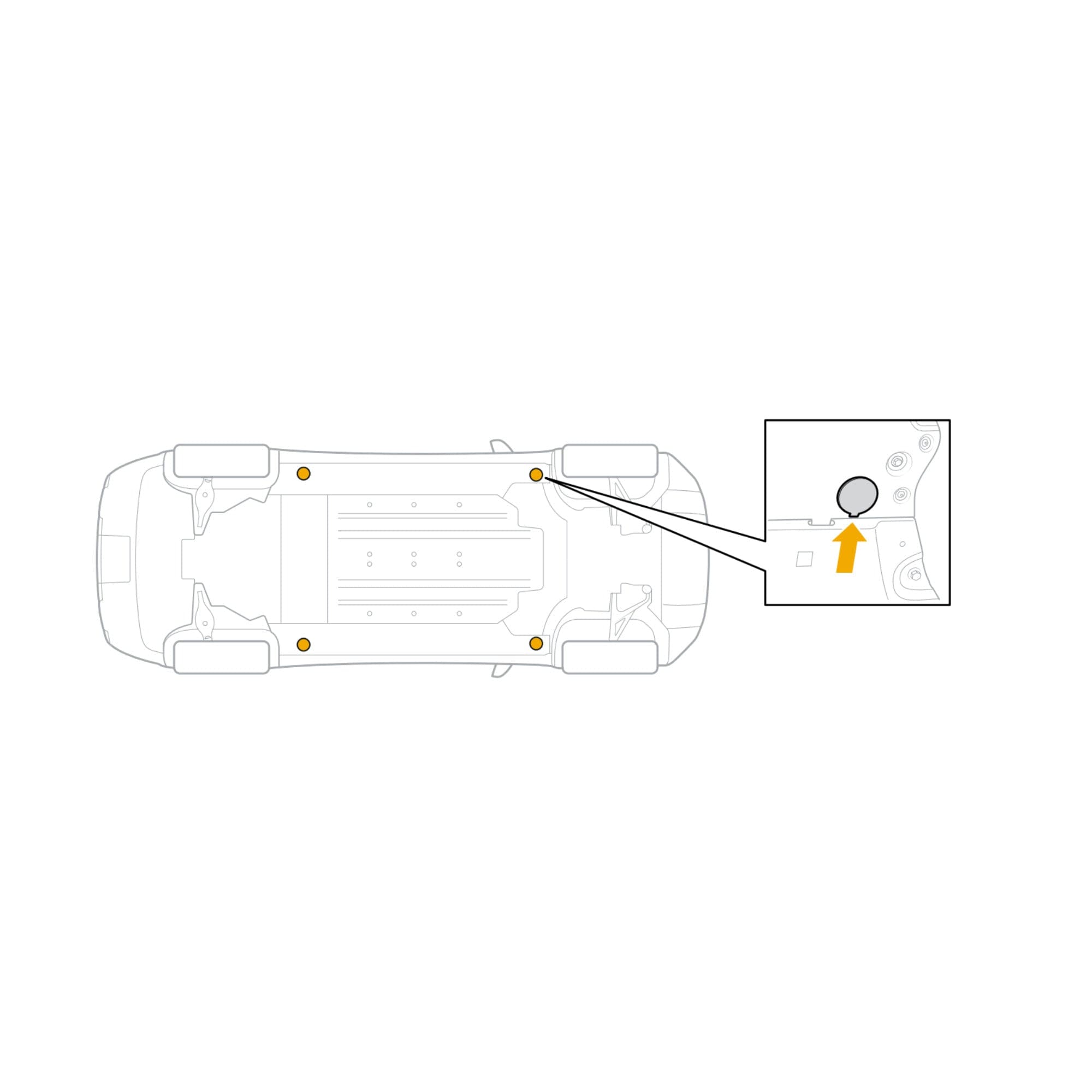 Jacking Point Covers Replacement for Rivian R1T/R1S