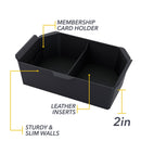 Slidable Half Armrest Organizer for Tesla Cybertruck - Center Console Storage Insert-4