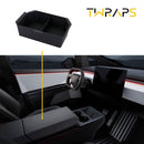 Slidable Half Armrest Organizer for Tesla Cybertruck - Center Console Storage Insert-6