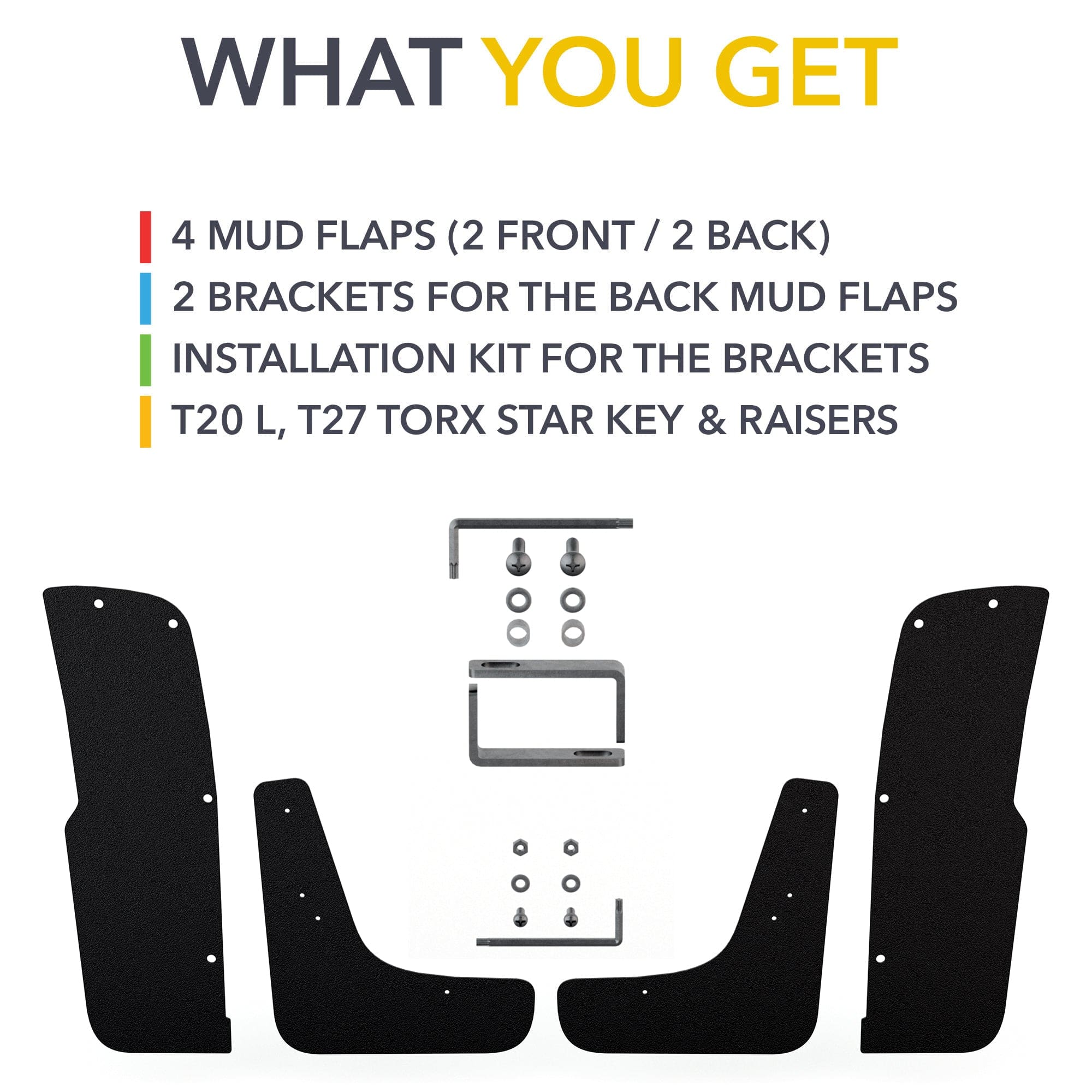 Mud Flaps for Rivian R1T/R1S