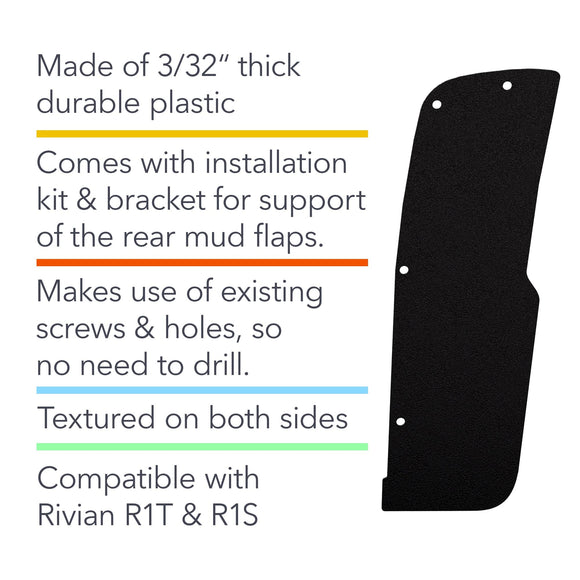 Mud Flaps for Rivian R1T/R1S