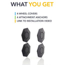 Wheel Covers for Tesla Cybertruck (Set of 4) - Center Hub Caps for 20" Cyber Wheels-7