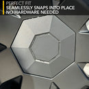 Wheel Covers for Tesla Cybertruck (Set of 4) - Center Hub Caps for 20" Cyber Wheels-2