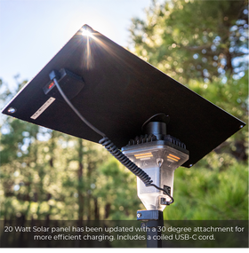 20 Watt Portable Solar Panel w/ LightRanger Receiver - 0