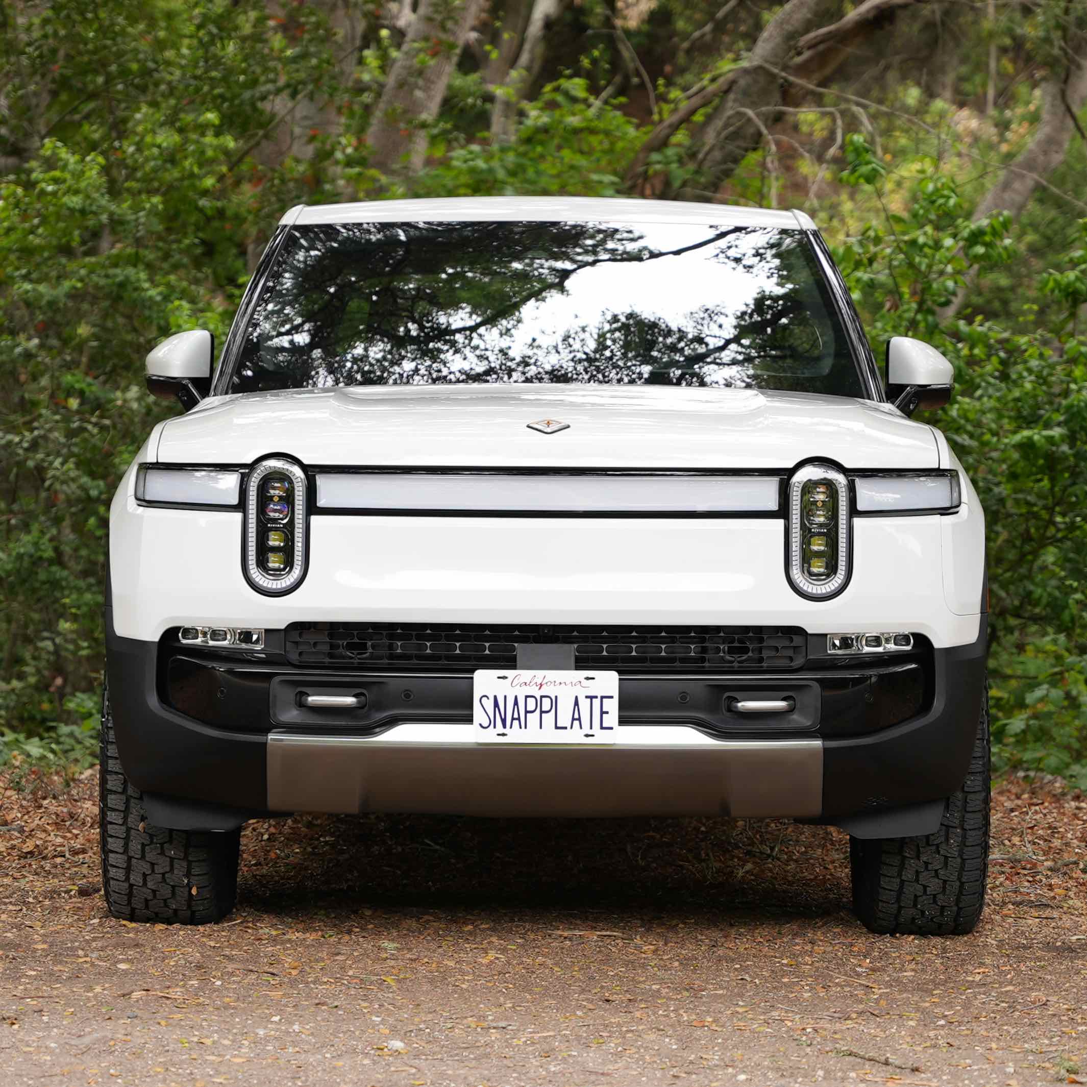 SnapPlate License Plate Mount for Rivian R1T & R1S (version 2) - 0