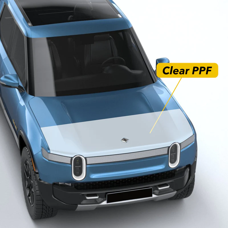 SALE: Hood Clear Protection Film (PPF) for Rivian R1T and R1S-1