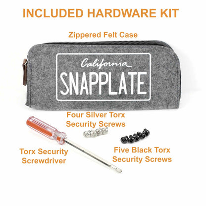 SnapPlate License Plate Mount for Rivian R1T & R1S