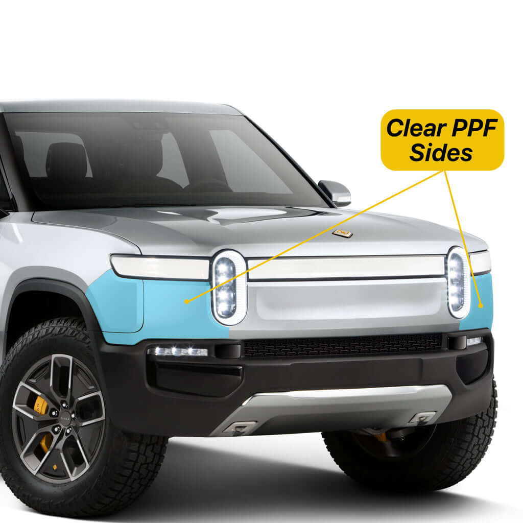 Bumper Clear Protection Film (PPF) for Rivian R1T and R1S - 0