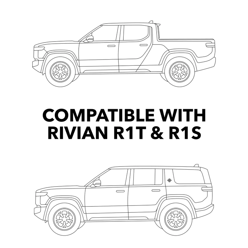 Door Handle Clear Protection Film (PPF) for Rivian R1T and R1S
